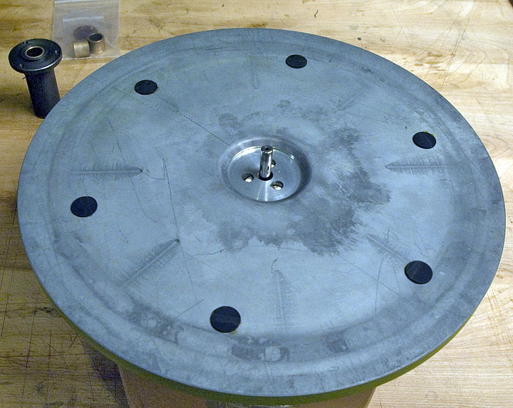 The non-magnetic platter
