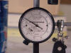 close-up view dial indicator